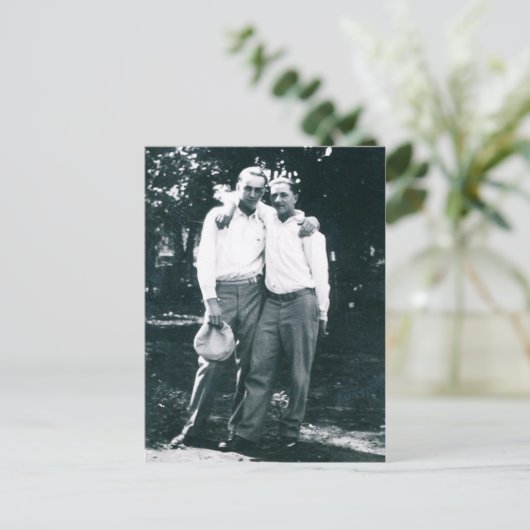 Partner Postkarte (Stehend Vorderseite)