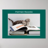 Partner Reading Classroom Poster (Vorne)