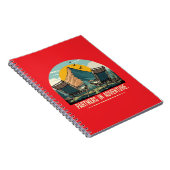 Partner von Adventure Retro Mountain Camping Desig Notizblock (Rechte Seite)