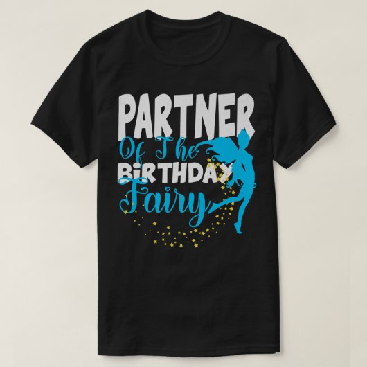 Partner von The Birthday Fairy Fantasy Birthday Sq T-Shirt (Design vorne)