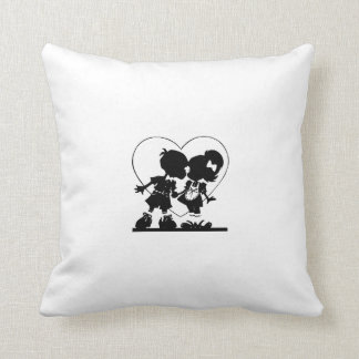 Partner von verliebt kissen