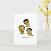 Partnerkarte für Vater und Tochter Karte (Gelbe Blume)