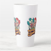 Partners in Clowery (Funny Clown Pun) Milchtasse (Vorderseite)