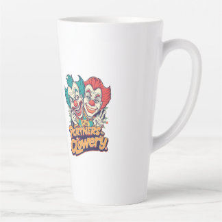 Partners in Clowery (Funny Clown Pun) Milchtasse