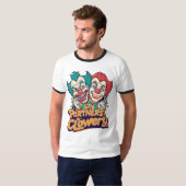 Partners in Clowery (Funny Clown Pun) T-Shirt (Vorne ganz)