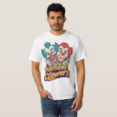 Partners in Clowery (Funny Clown Pun) T-Shirt (Vorne ganz)