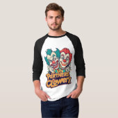 Partners in Clowery (Funny Clown Pun) T-Shirt (Vorne ganz)