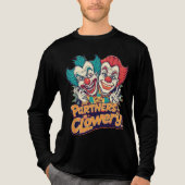 Partners in Clowery (Funny Clown Pun) Tri-Blend Shirt (Vorderseite)