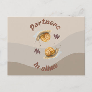 Partners in Slime Postkarte