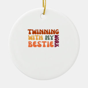 Partnerschaften mit meinen Arbeitskräften - Funny Keramik Ornament