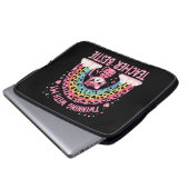 Partnerschaften mit meiner Lehrerin Bestie Rainbow Laptopschutzhülle (Vorne Knopf)