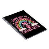 Partnerschaften mit meiner Lehrerin Bestie Rainbow Notizblock (Rechte Seite)