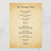 Partnerschaftsprogramm für das Muster eines Muster Programm (Rückseite)