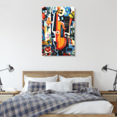 Parto de Viola Bom Menage, Cubism, Leinwanddruck (Insitu (Schlafzimmer))