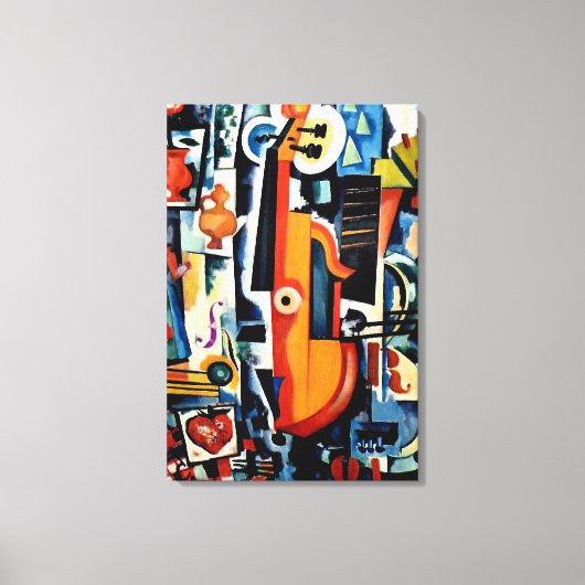 Parto de Viola Bom Menage, Cubism, Leinwanddruck (Vorderseite)