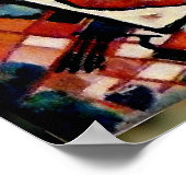 Parto de Viola Bom Menage, Cubism, Poster (Ecke)