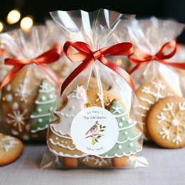 Partridge | 12 Day of Christmas Holiday Runder Aufkleber