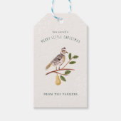 Partridge | 12 Weihnachtsfeiertag Geschenkanhänger (Vorderseite)