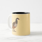 Partridge Bird Zweifarbige Tasse (Vorderseite Links)