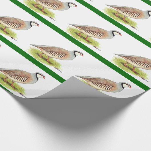 Partridge: Chukar Geschenkpapier (Ecke)