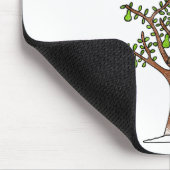 Partridge In A Pear Tree, Christmas Carol Singing Mousepad (Ecke)