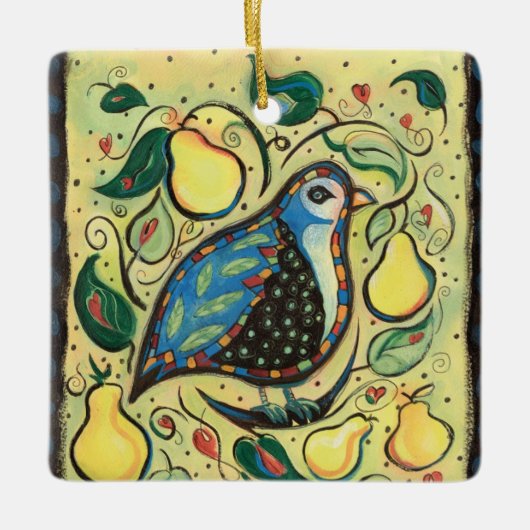 Partridge in a Pear Tree Christmas ornament (Vorderseite)