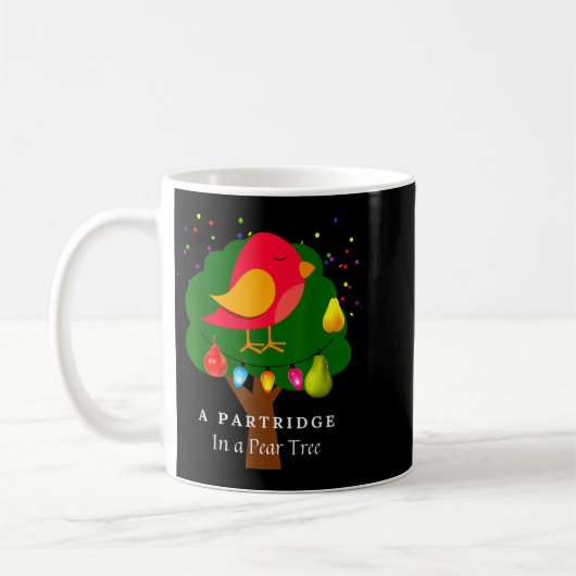 Partridge In A Pear Tree Twelve Days Of Christmas Kaffeetasse (Links)