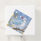 Partridge in einem Birnbaum-Liebesmarken Geschenkanhänger (Beispiel)