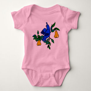 Partridge in einem Birnbaum-Shirt Baby Strampler