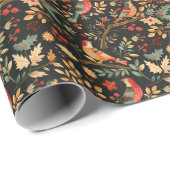 Partridge in einem Birnbaum Weihnachten Geschenkpapier (Rolleneckpunkt)