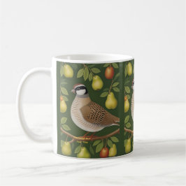 Partridge in einem Birnenbaum, 1. Tag der Weihnach Kaffeetasse