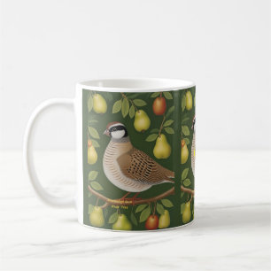 Partridge in einem Birnenbaum, 1. Tag der Weihnach Kaffeetasse
