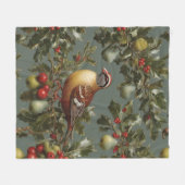 Partridge in einem Birnenbaum Fleecedecke (Vorderseite (Horizontal))
