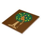 Partridge in einem Birnenbaum Fliese (Seite)