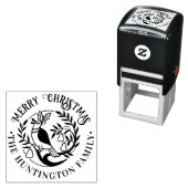 Partridge in einem Birnenbaum Frohe Weihnachtsname Permastempel (Beispiel)