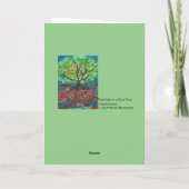 Partridge in einem Birnenbaum Karte (Rückseite)