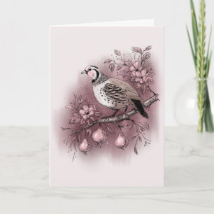 Partridge in einem Birnenbaum Karte