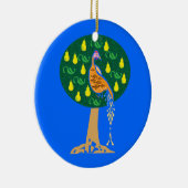 Partridge in einem Birnenbaum Keramikornament (Rechts)