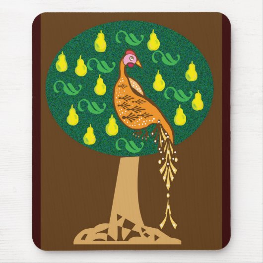 Partridge in einem Birnenbaum Mousepad (Vorne)