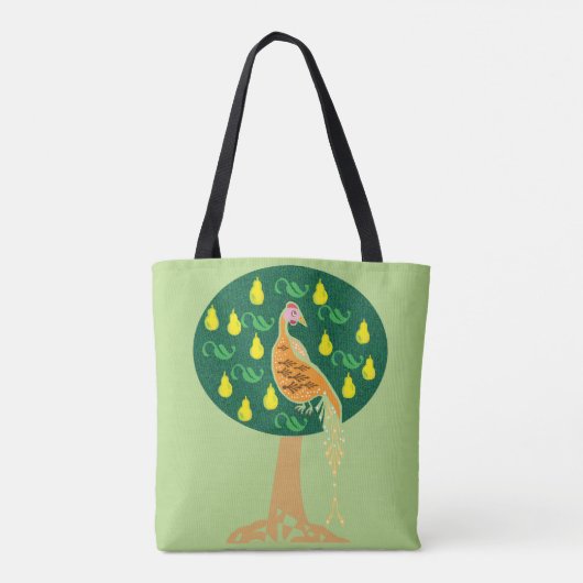 Partridge in einem Birnenbaum Tasche (Rückseite)