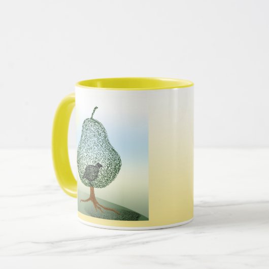 Partridge in einem Birnenbaum Tasse (Vorderseite Links)