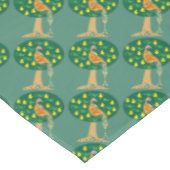 Partridge in einem Birnenbaum Tischdecke (Schrägansicht)