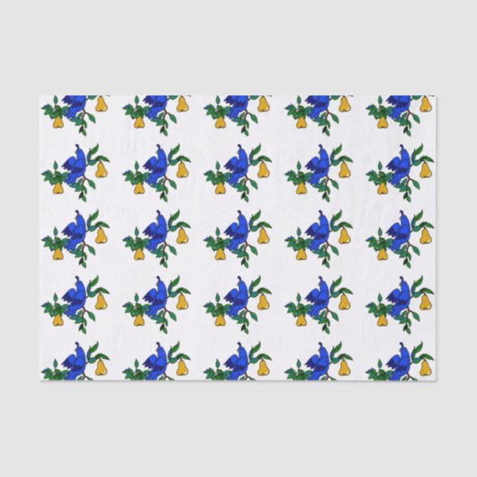 Partridge in einem Zinnpapier Seidenpapier (Vorderseite)