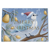 Partridge in einer Birnbaum-Geschenktasche Große Geschenktüte (Vorderseite)