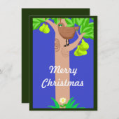 Partridge in einer Birnbaum Weihnachtskarte (Vorne/Hinten)