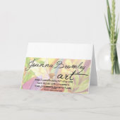 Partridge in einer Birnbaum Weihnachtskarte Feiertagskarte (Rückseite)