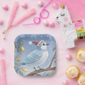 Partridge in einer Birnbaumpapierplatte Pappteller (Party)