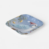 Partridge in einer Birnbaumpapierplatte Pappteller (Gewinkelt)