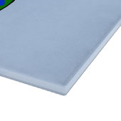 Partridge in einer Birnenbaumschneide Schneidebrett (Ecke)