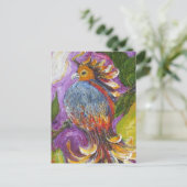 Partridge in einer Pear Tree Postkarte (Stehend Vorderseite)